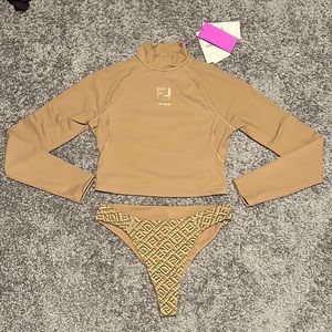 Fendi-Skims Reversible Two Piece Swimsuit